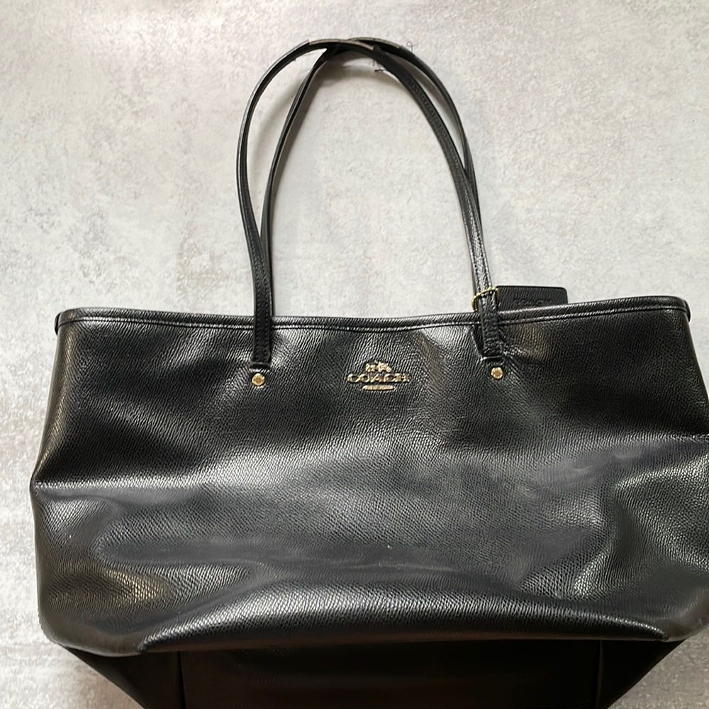 Black Coach Tote Purse